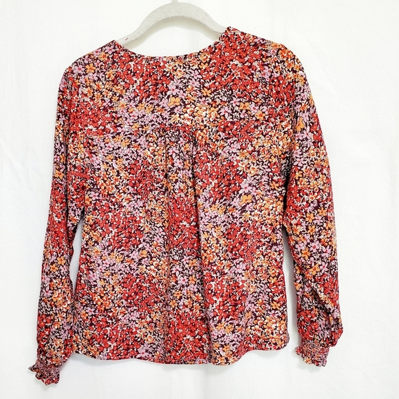 Rachel Roy Boho Floral Tassel Front Top - Picture 5 of 9